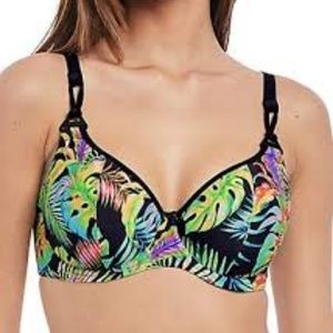 Freya Electro Tropical Bikini Top- Almost NEW
